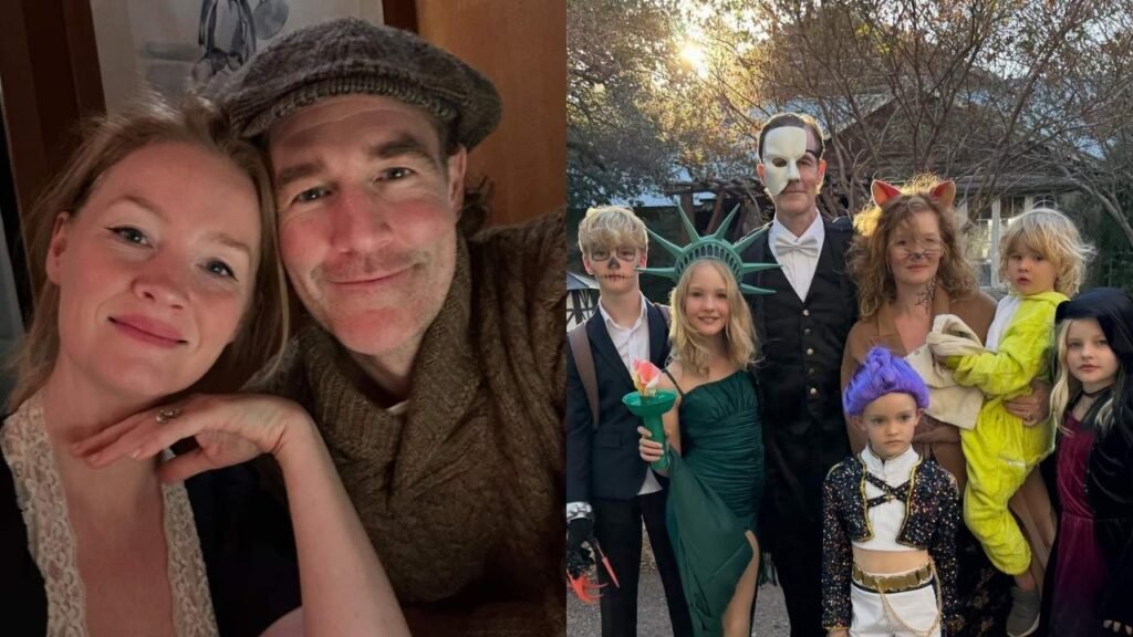 James Van Der Beek Wife Kimberly Brook Van Der Beek and Children